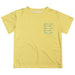 Shark Yellow Short Sleeve Tee Shirt With Pocket