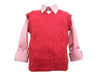 Cable Red Sweater Vest - Vive La Fête - Online Apparel Store