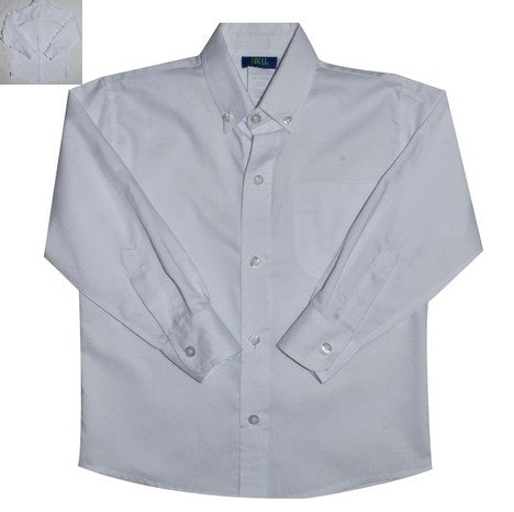White Oxford Button Down Shirt Long Sleeve