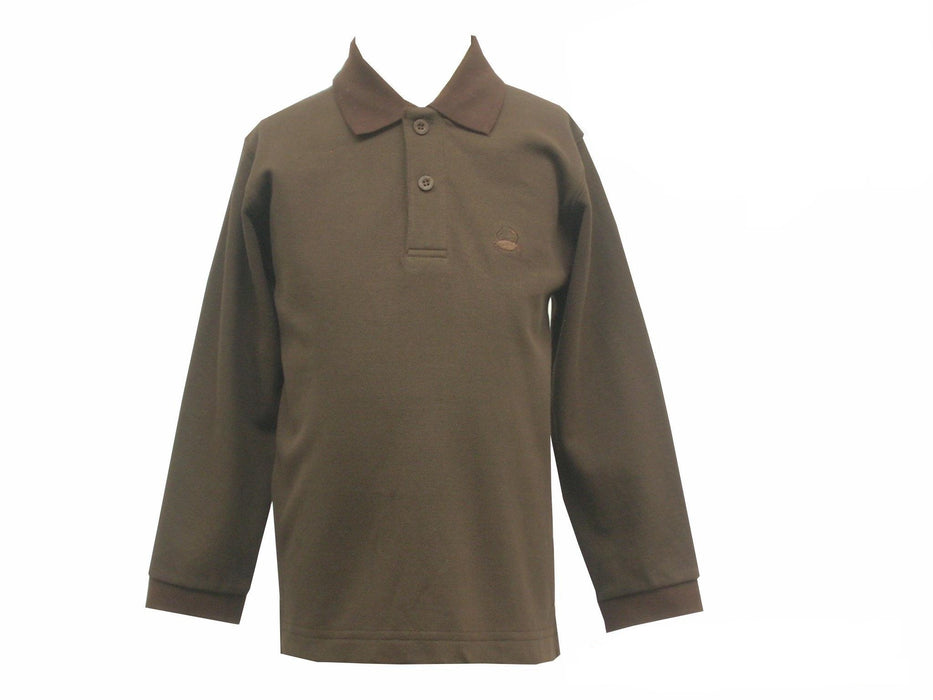Brown, Long Sleeve Shirt