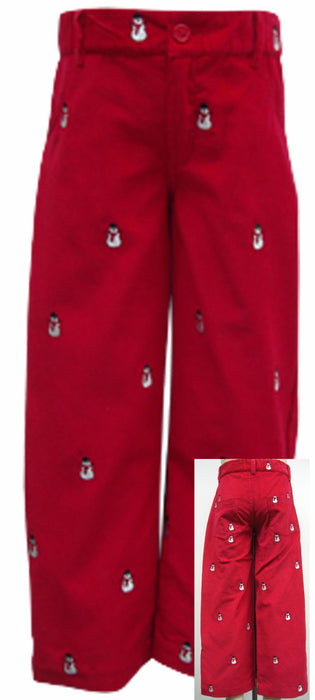 Snowman, Girl's Structured pants