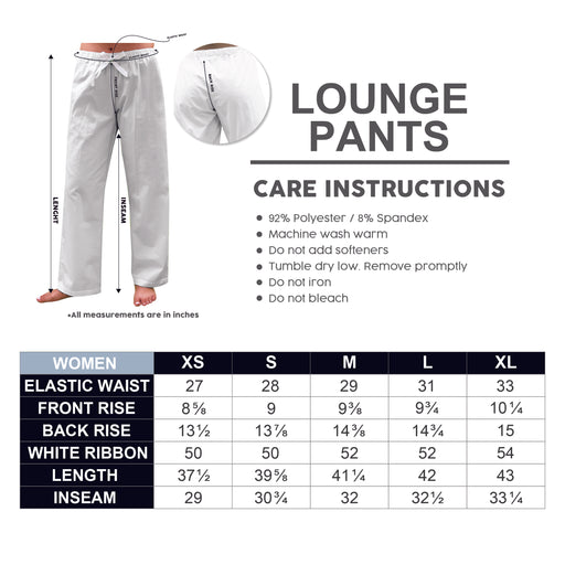 Georgia Southern Eagles Repeat Print Hand Sketched Vive La Fete Impressions Artwork Womens Navy Lounge Pants - Vive La Fête - Online Apparel Store