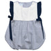 White With Blue Dots Girls Bubble