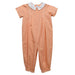 Orange Gingham Short Sleeve Boys Bubble