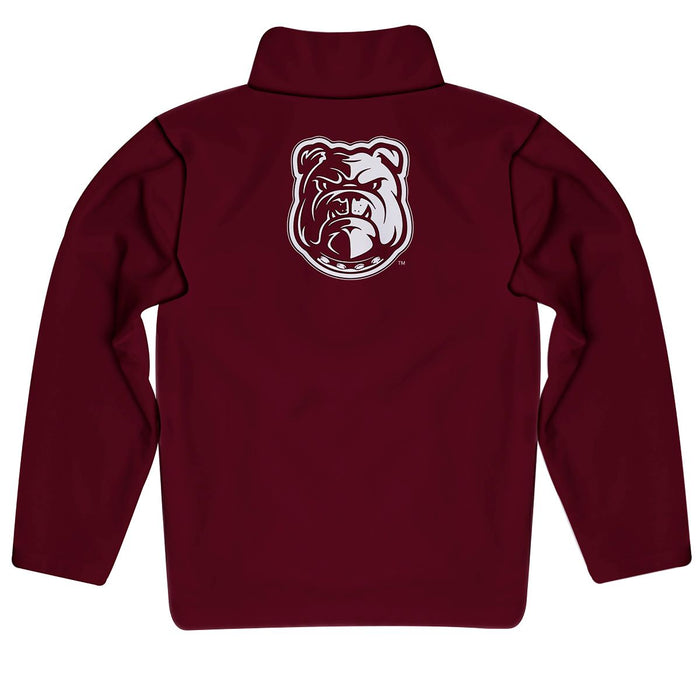 Alabama A&M Bulldogs Vive La Fete Game Day Solid Maroon Quarter Zip Pullover Sleeves - Vive La Fête - Online Apparel Store