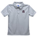 Alabama AM Bulldogs Embroidered Gray Short Sleeve Polo Box Shirt