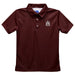 Alabama A&M Bulldogs Embroidered Maroon Short Sleeve Polo Box Shirt