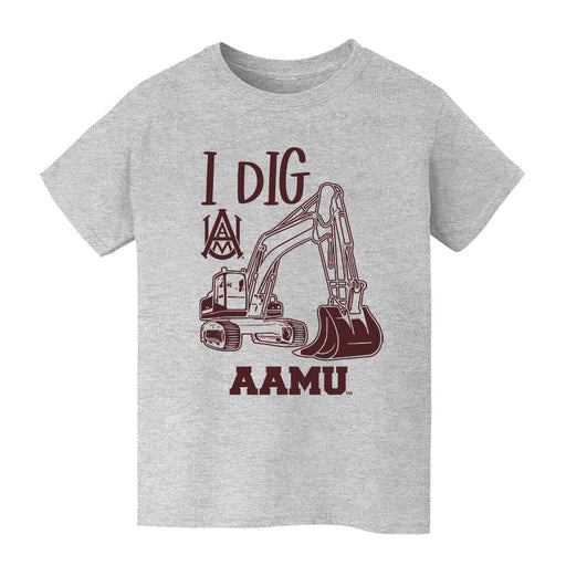Alabama A&M Bulldogs Vive La Fete Excavator Heather Grey Cotton Short Sleeve Tee