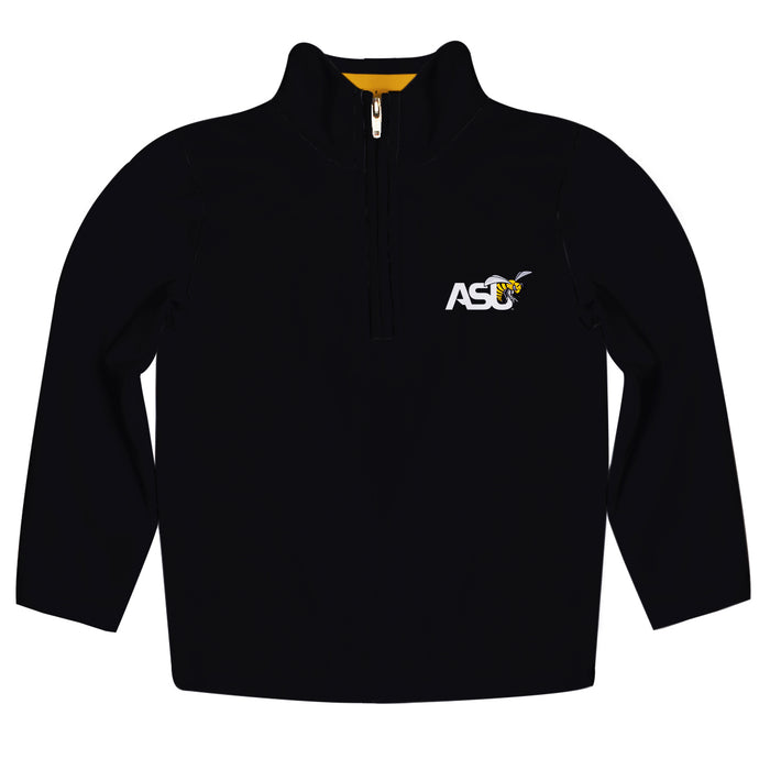 Alabama State Hornets Vive La Fete Game Day Solid Gold Quarter Zip Pullover Sleeves