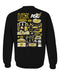 Alabama State Hornets Hand Sketched Artwork Black Crewneck Sweatshirt for Women - Vive La Fête - Online Apparel Store