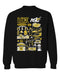 Alabama State Hornets Vive La Fete Impressions Black Cotton Crewneck Sweatshirt for Women