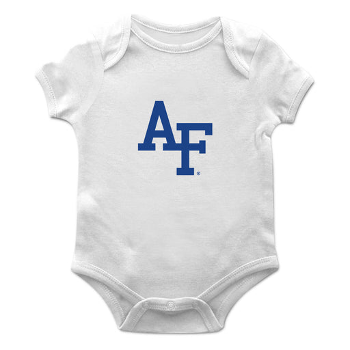 US Airforce Falcons Cotton Short Sleeve Bodysuit White