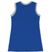 US Airforce Falcons Sleeveless Cheerleader A Line Dress White and Royal - Vive La Fête - Online Apparel Store