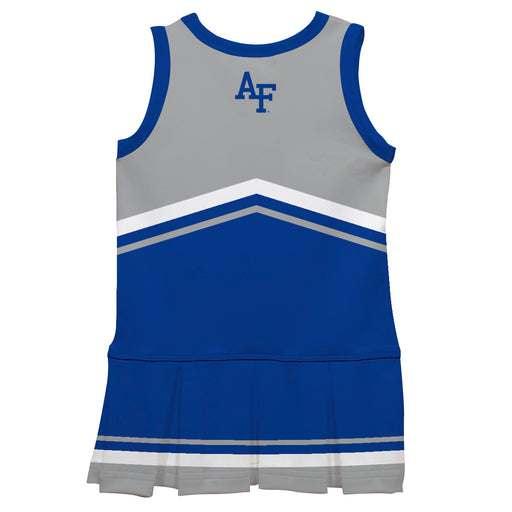 US Airforce Falcons Vive La Fete Game Day Gray and Royal Sleeveless Chearleader Dress - Vive La Fête - Online Apparel Store