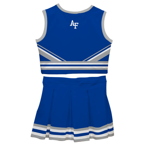 US Airforce Falcons Vive La Fete Game Day Royal Sleeveless Chearleader Set - Vive La Fête - Online Apparel Store
