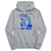 US Airforce Falcons Excavator Heather Grey Cotton Youth Hoodie