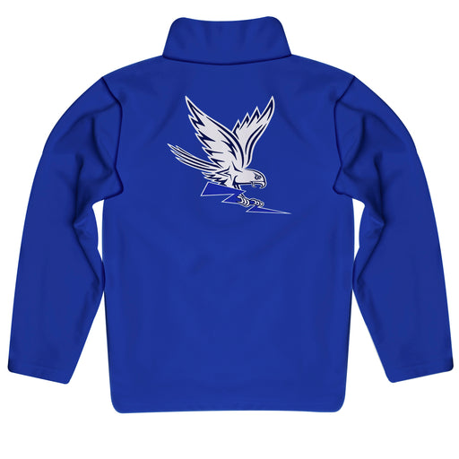 US Airforce Falcons Vive La Fete Game Day Solid Blue Quarter Zip Pullover Sleeves - Vive La Fête - Online Apparel Store