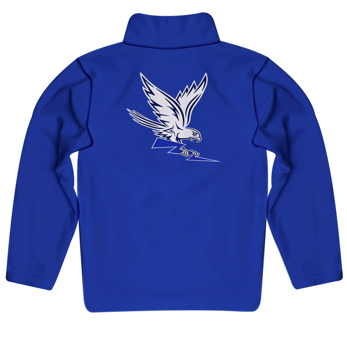 US Airforce Falcons Vive La Fete Game Day Solid Blue Quarter Zip Pullover Sleeves - Vive La Fête - Online Apparel Store