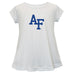 US Airforce Falcons Short Sleeve Youth Cotton Top White