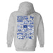 US Airforce Falcons Hand Sketched Artwork Cotton Fleece Women Hoodie - Vive La Fête - Online Apparel Store