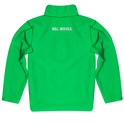Arkansas Monticello Boll Weevils Vive La Fete Logo and Mascot Name Womens Green Quarter Zip Pullover - Vive La Fête - Online Apparel Store