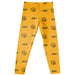 Arkansas Pine Bluff Golden Lions Vive La Fete Girls All Over Two Logos Elastic Waist Classic Play Gold Leggings Tights