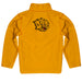 UAPB University of Arkansas Pine Bluff Golden Lions Vive La Fete Game Day Solid Gold Quarter Zip Pullover Sleeves - Vive La Fête - Online Apparel Store