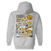 UAPB Golden Lions Hand Sketched Vive La Fete Impressions Artwork Black Cotton Fleece Long Sleeve Hoodie - Vive La Fête - Online Apparel Store