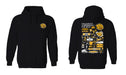 UAPB Golden Lions Hand Sketched Vive La Fete Impressions Artwork Black Cotton Fleece Long Sleeve Hoodie - Vive La Fête - Online Apparel Store