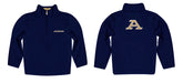Akron Zips Vive La Fete Game Day Solid Blue Quarter Zip Pullover Sleeves - Vive La Fête - Online Apparel Store