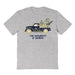 Akron Zips Hand Sketched Vive La Fete Impressions Truck Kids Grey Cotton T-shirt
