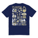 Akron Zips Vive La Fete Impressions Artwork Womens Cotton Tshirt - Vive La Fête - Online Apparel Store