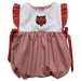 Arkansas State Red Wolves Embroidered Red Gingham Short Sleeve Girls Bubble - Vive La Fête - Online Apparel Store