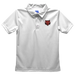 Arkansas State Red Wolves Embroidered White Short Sleeve Youth Polo Box Shirt - Vive La Fête - Online Apparel Store