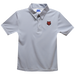 Arkansas State Red Wolves Embroidered Gray Stripes Short Sleeve Youth Polo Box Shirt - Vive La Fête - Online Apparel Store