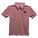Arkansas State Red Wolves  Embroidered Red Stripes Short Sleeve Youth Polo Box Shirt - Vive La Fête - Online Apparel Store