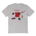 Arkansas State Red Wolves Hand Sketched Vive La Fete Impressions Icones Kids Grey T-shirt