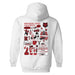 Arkansas State Red Wolves Hand Sketched Artwork Cotton Fleece Women Hoodie - Vive La Fête - Online Apparel Store