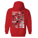 Arkansas State Red Wolves Hand Sketched Artwork Cotton Fleece Women Hoodie - Vive La Fête - Online Apparel Store