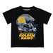 Albany State Rams ASU Original Dripping Football Helmet Black T-Shirt by Vive La Fete