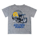 Albany State Rams ASU Original Dripping Football Helmet Heather Gray T-Shirt by Vive La Fete