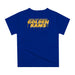 Albany State Rams ASU Original Dripping Football Helmet Blue T-Shirt by Vive La Fete - Vive La Fête - Online Apparel Store