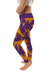 Alcorn State University Braves Vive La Fete Paint Brush Logo on Waist Women Purple Yoga Leggings - Vive La Fête - Online Apparel Store