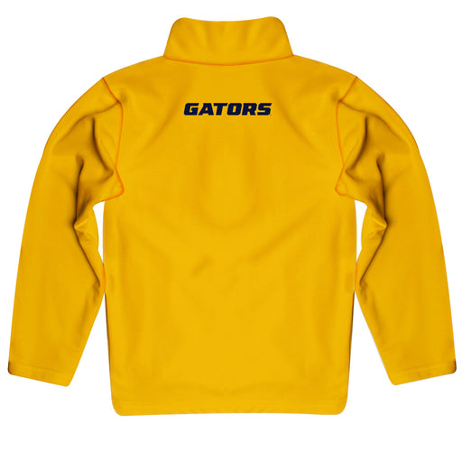 Allegheny Gators Vive La Fete Logo and Mascot Name Womens Yellow Quarter Zip Pullover - Vive La Fête - Online Apparel Store