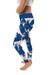 Alabama at Huntsville Chargers Vive La Fete Paint Brush Logo on Waist Women Blue Yoga Leggings - Vive La Fête - Online Apparel Store