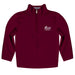 UA Little Rock Trojans UALR Vive La Fete Game Day Solid Maroon Quarter Zip Pullover Sleeves