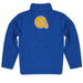 Albany State Rams ASU Vive La Fete Game Day Solid Blue Quarter Zip Pullover Sleeves - Vive La Fête - Online Apparel Store