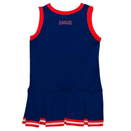 American Eagles Vive La Fete Game Day Blue Sleeveless Cheerleader Dress - Vive La Fête - Online Apparel Store