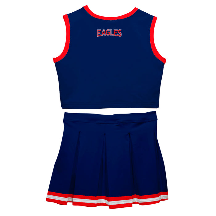 American Eagles Vive La Fete Game Day Blue Sleeveless Cheerleader Set - Vive La Fête - Online Apparel Store
