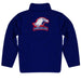 American University Eagles Vive La Fete Game Day Solid Red Quarter Zip Pullover Sleeves - Vive La Fête - Online Apparel Store
